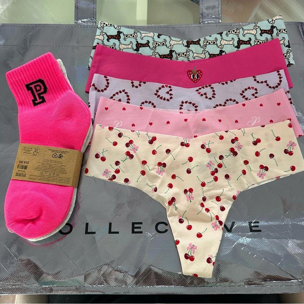 PINK Victoria's Secret No Show Thong Panties